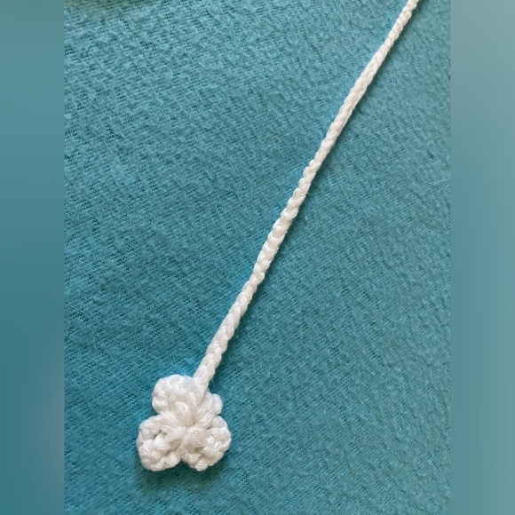 SHEIN Fringe gauze crochet semi sheer belt tie kimono short sleeve NEW size OS - Picture 6 of 8